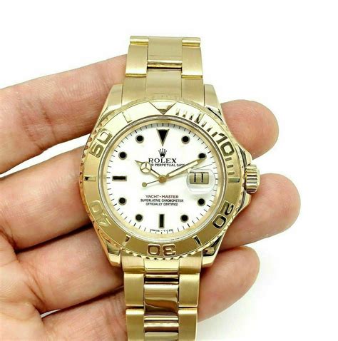 rolex yacht master 40 yellow gold